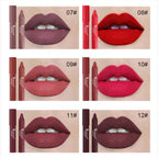 Stylo rouge à lèvres mat - 12 Couleurs