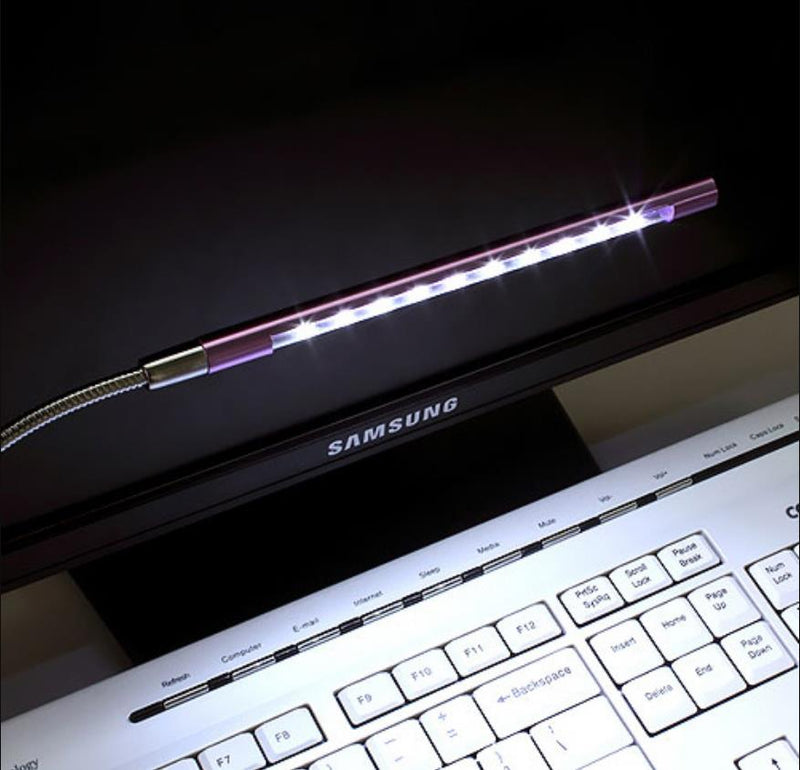 Lampe LED USB flexible pour ordinateur