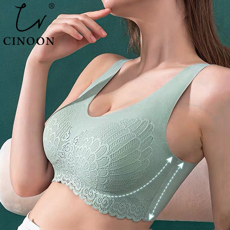 3x Brassières dentelle 5D sans couture