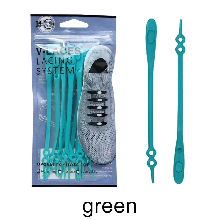 x14 No-tie elastic laces