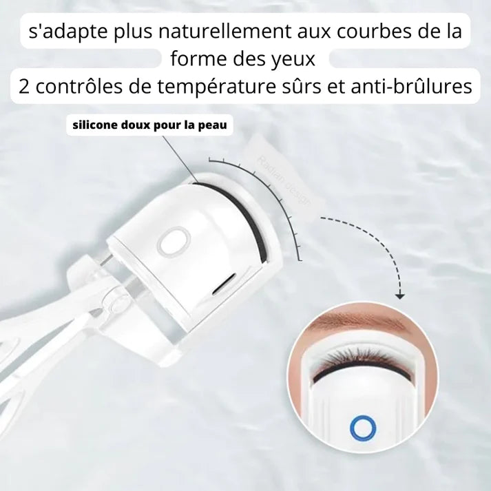 Recourbe cil chauffant