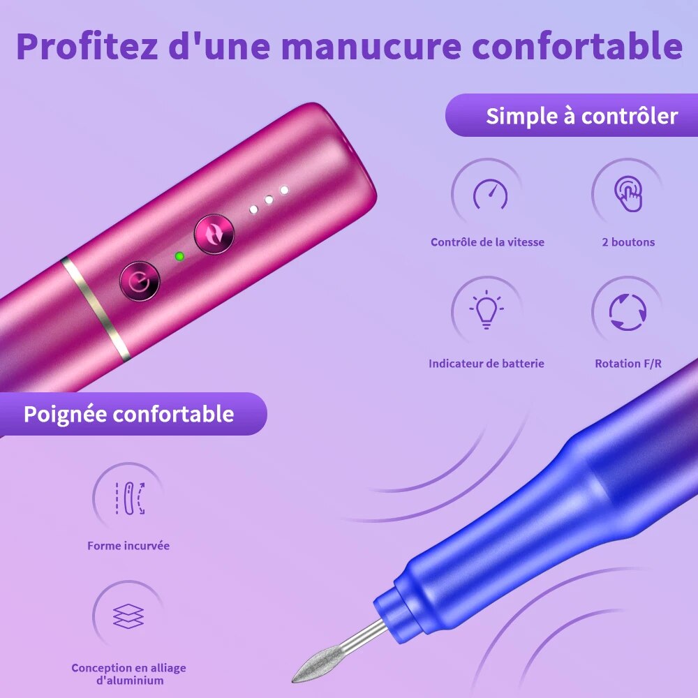 Agitateur Vernis à Ongles Électrique 2500 Tr/min - Mélangeur Portable Pour Vernis Et Colle à Cils