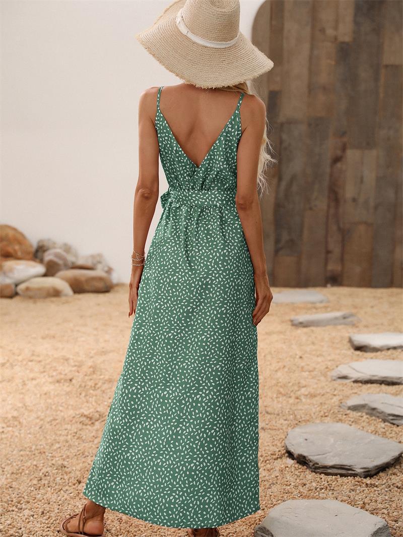 Robe d'été longue à fente - Collection 2023