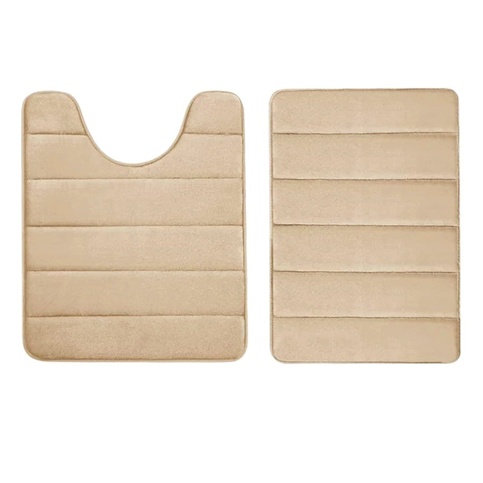Tapis de salle de bain 2 pièces - antidérapants