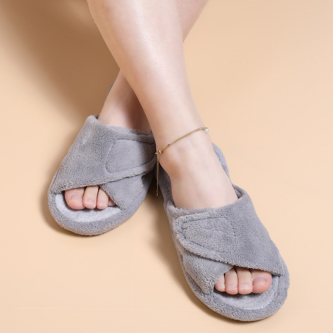 Claquettes d'hiver scratch - Douces et moelleuses