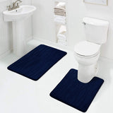 Tapis de salle de bain 2 pièces - antidérapants