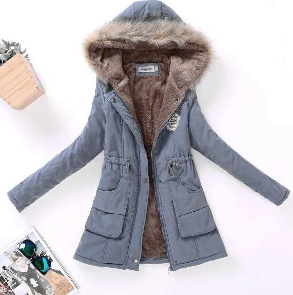 Parka cintrée à capuche - Femme