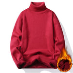 Pull col roulé polaire pour homme