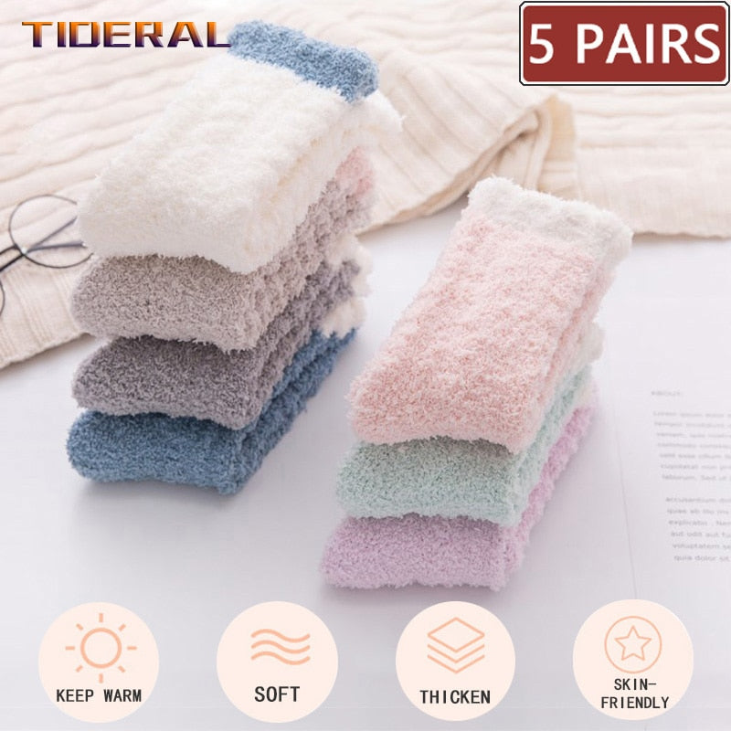 x5 Chaussettes pilou pilou pastel