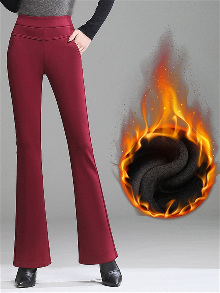 Legging évasé intérieur polaire