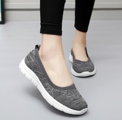 Ballerines sportives en maille respirante