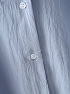 Longue robe chemise en lin