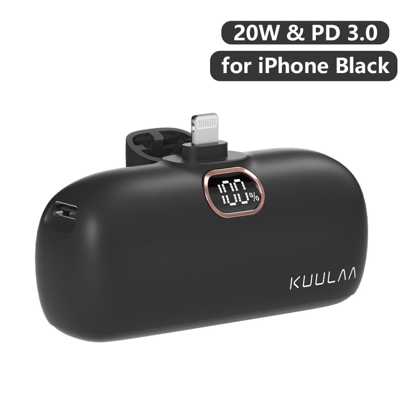 Mini batterie externe - Charge rapide