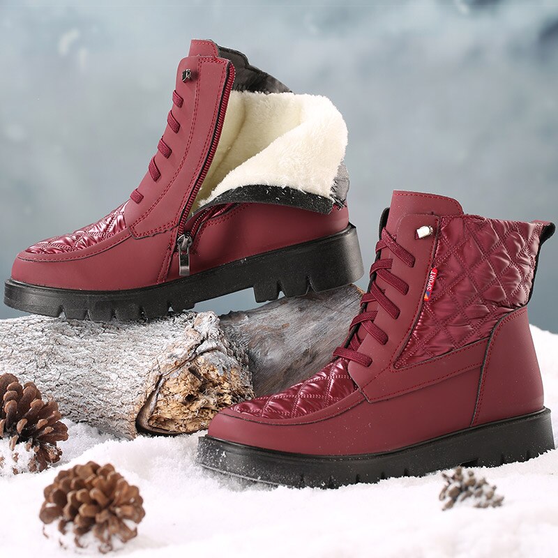 Bottines de neige imperméables pour femmes