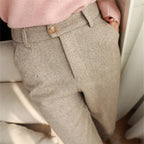 Pantalon habillé en laine