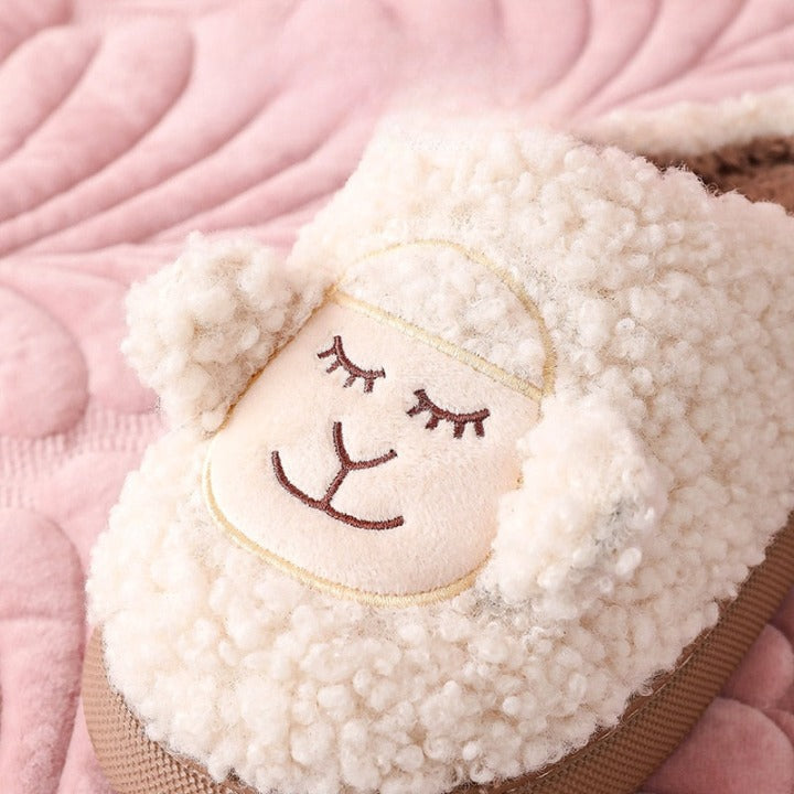 SHEEPY - Les pantoufles chaudes mouton mignon