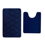Tapis de salle de bain 2 pièces - antidérapants