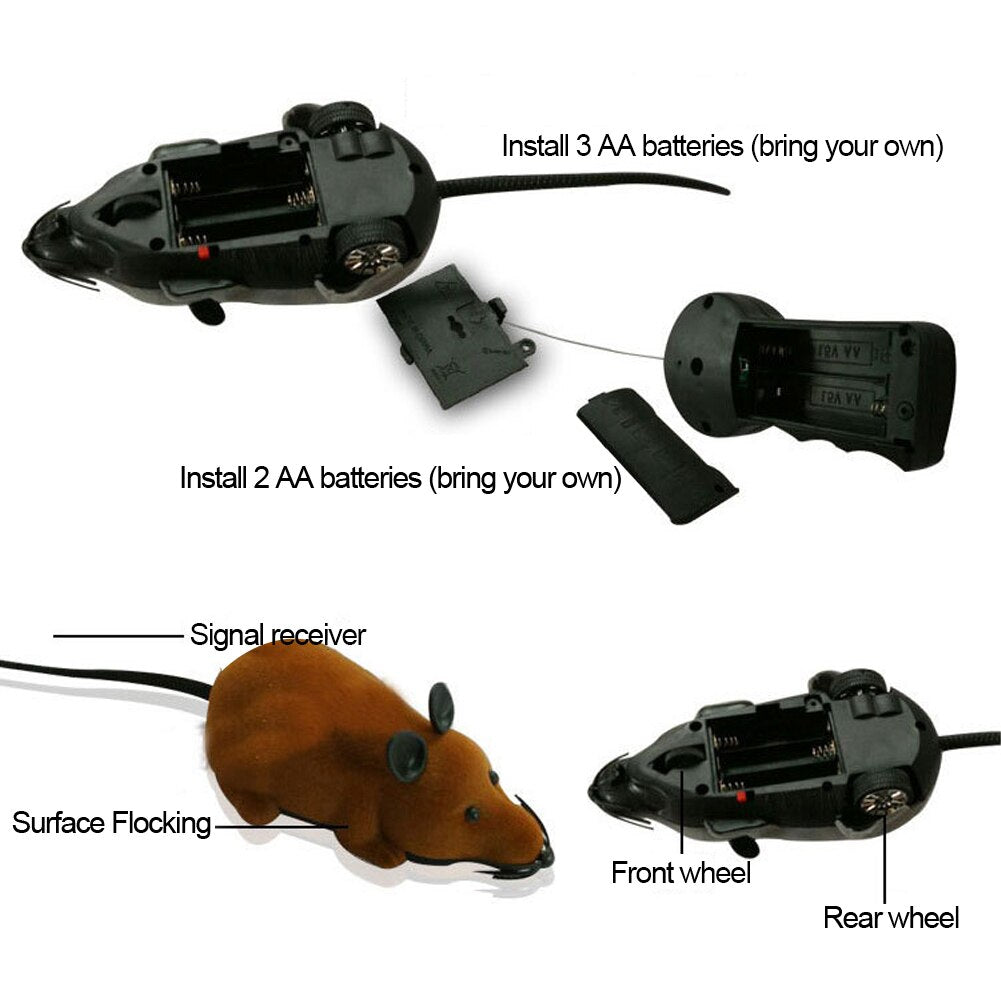Souris télécommandée pour chats