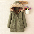 Parka cintrée à capuche - Femme