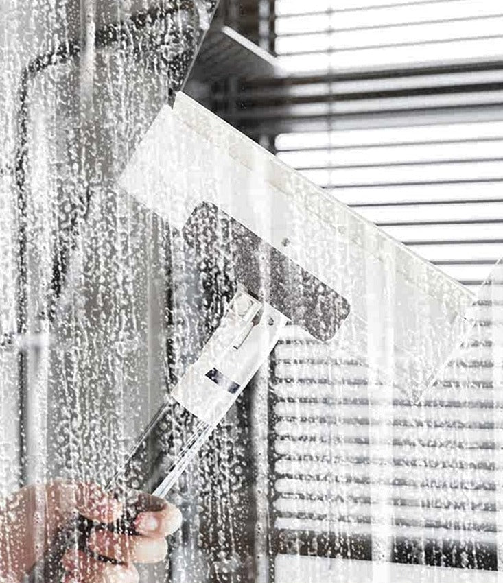 Nettoyeur de vitre 4 en 1 anti-éclaboussure