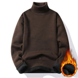 Pull col roulé polaire pour homme
