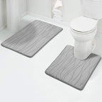 Tapis de salle de bain 2 pièces - antidérapants
