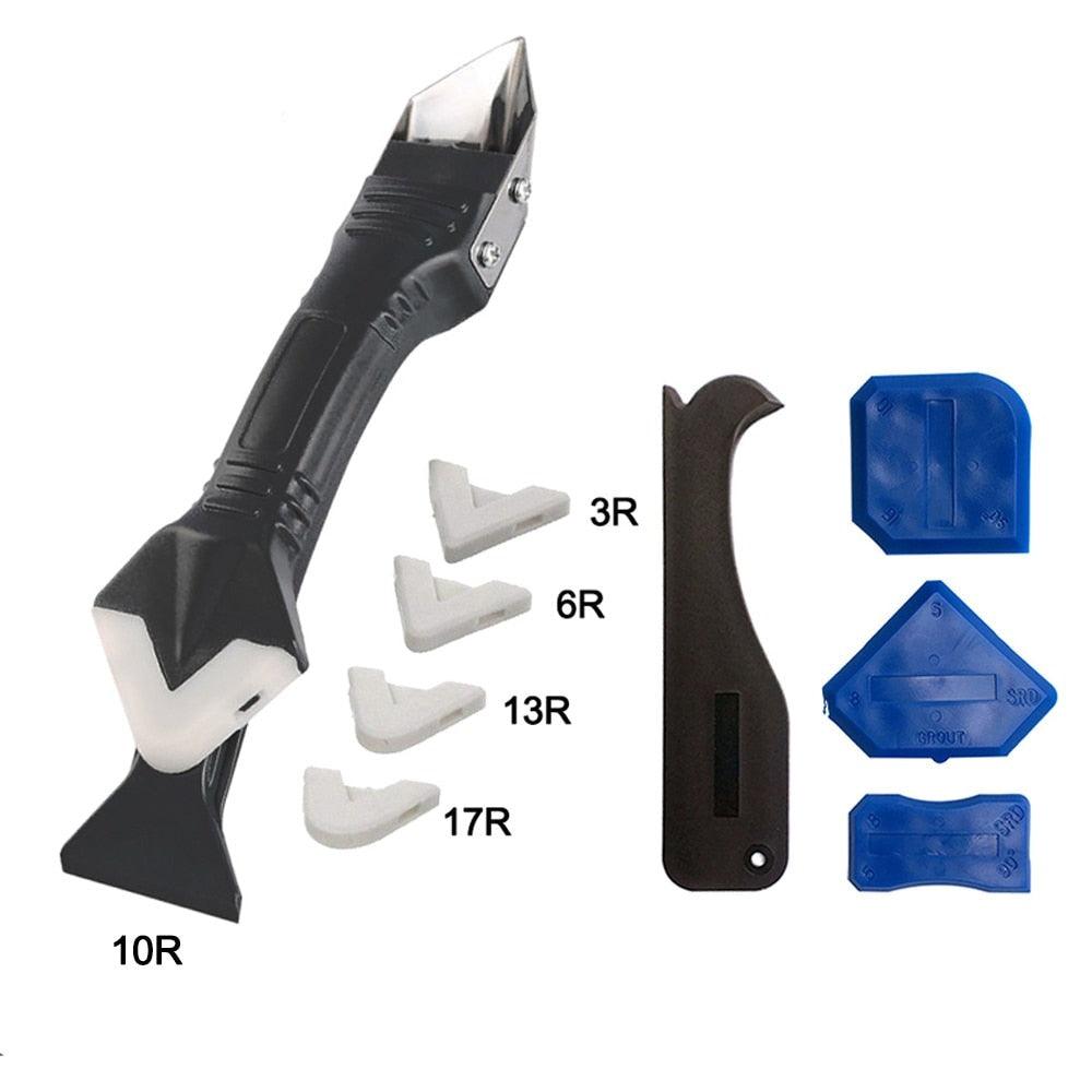 Outils 5 en 1 de calfeutrage en silicone