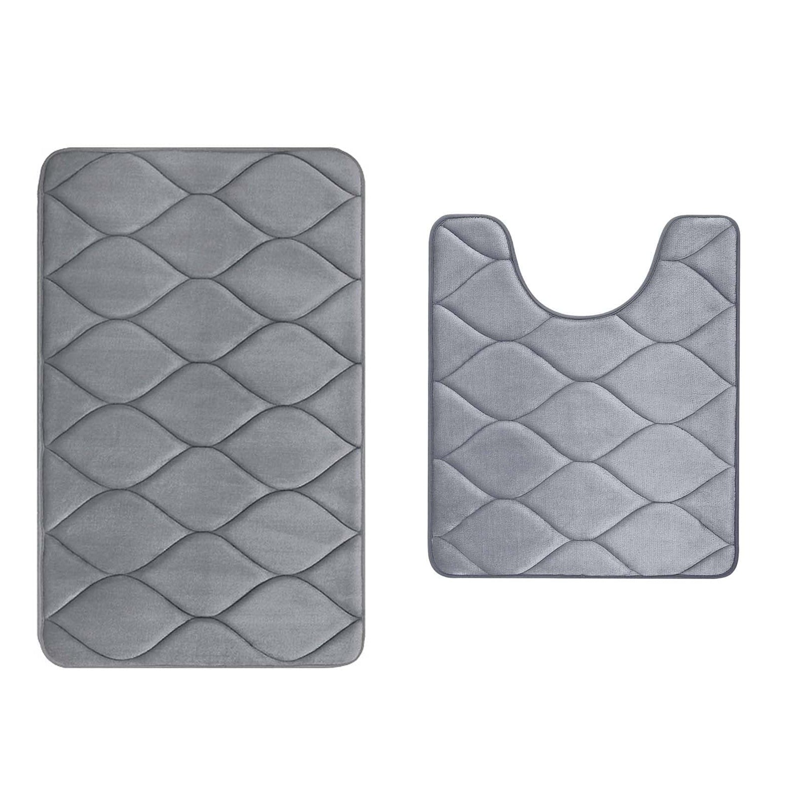 Tapis de salle de bain 2 pièces - antidérapants