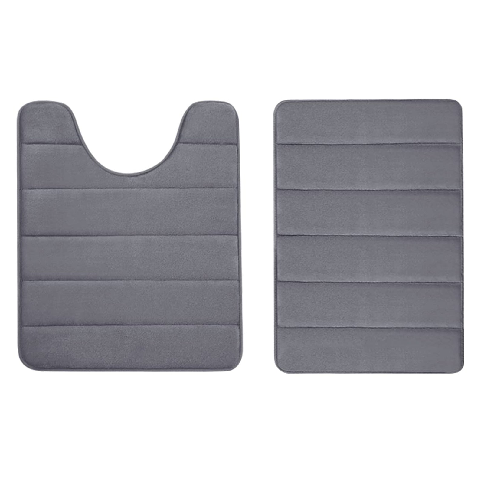 Tapis de salle de bain 2 pièces - antidérapants