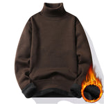 Pull col roulé polaire pour homme