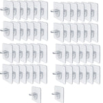 Lot de 50 Supports d'étagère autoadhésifs