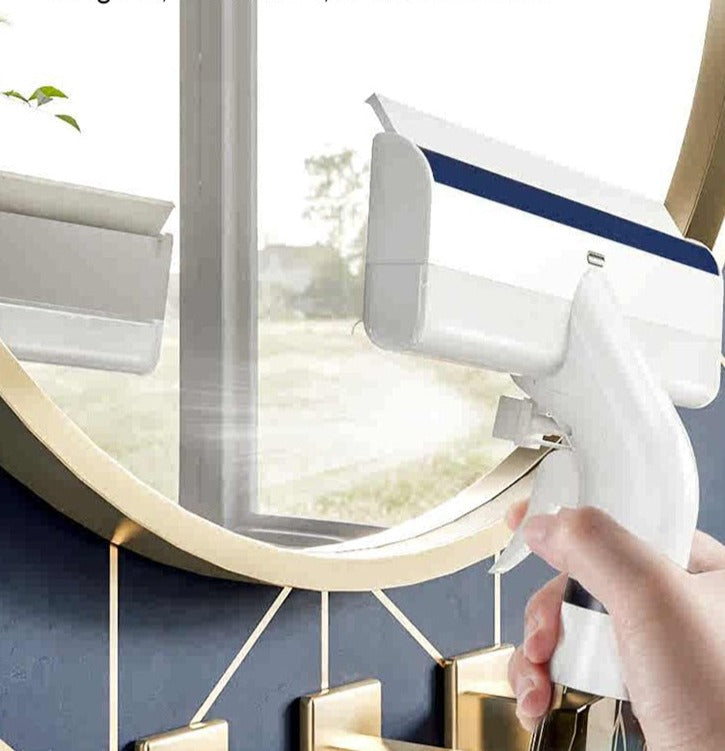 Nettoyeur de vitre 4 en 1 anti-éclaboussure