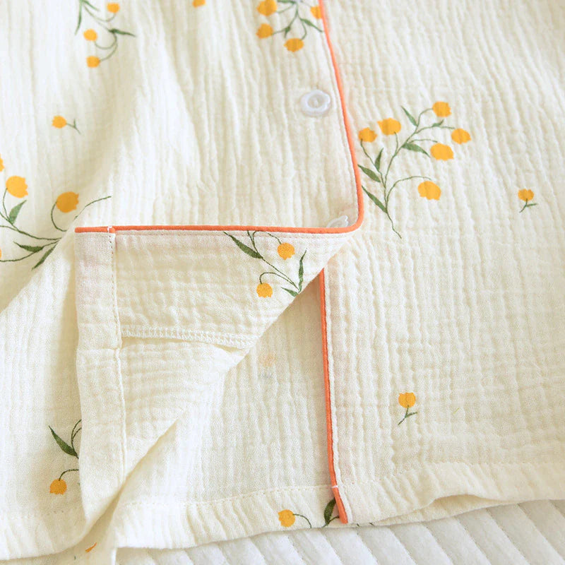 Ensemble 3PCS pyjama d'été vintage