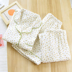 Ensemble 3PCS pyjama d'été vintage