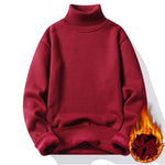 Pull col roulé polaire pour homme