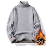 Pull col roulé polaire pour homme