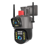 Caméra de Surveillance à double lentille avec vision nocturne et alarme