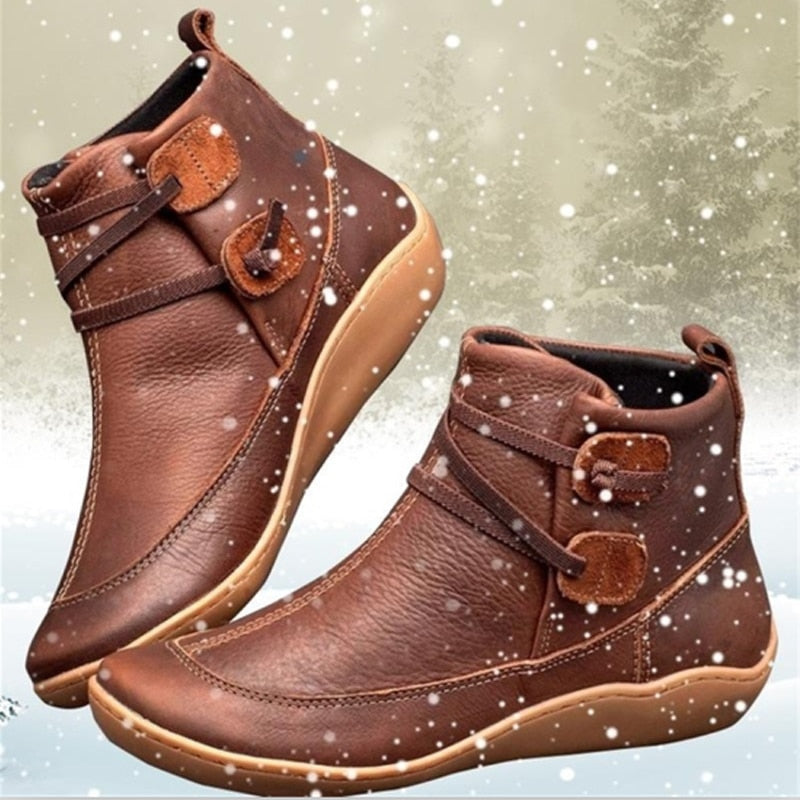 Bottines d'hiver légères et chaudes - Antidérapantes