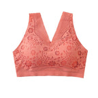 Brassière sans armatures à dentelle