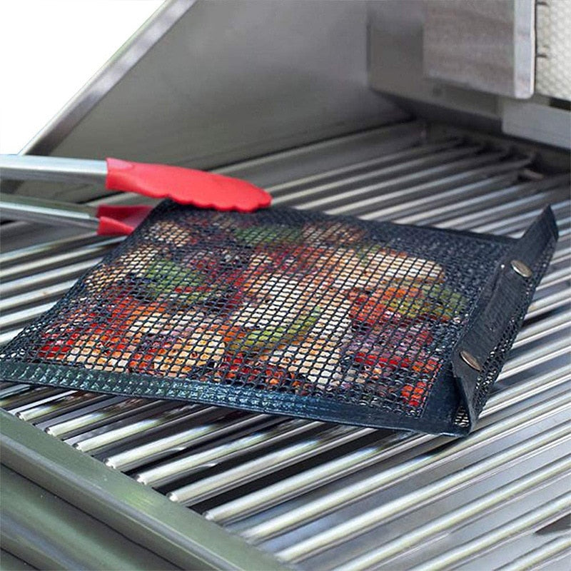 2x Sacs de cuisson en maille pour BBQ