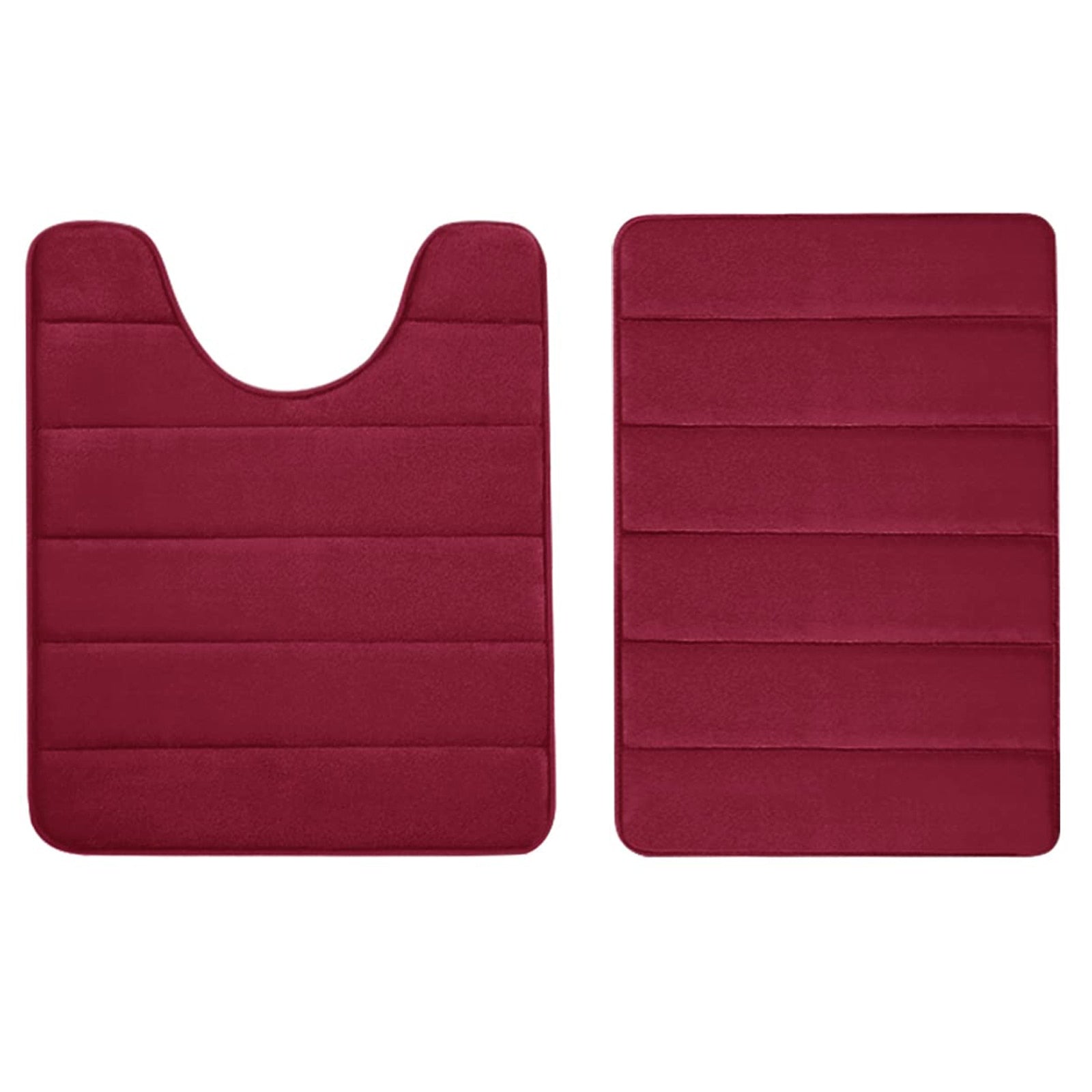 Tapis de salle de bain 2 pièces - antidérapants