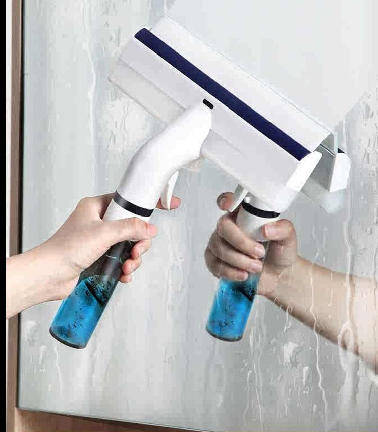 Nettoyeur de vitre 4 en 1 anti-éclaboussure