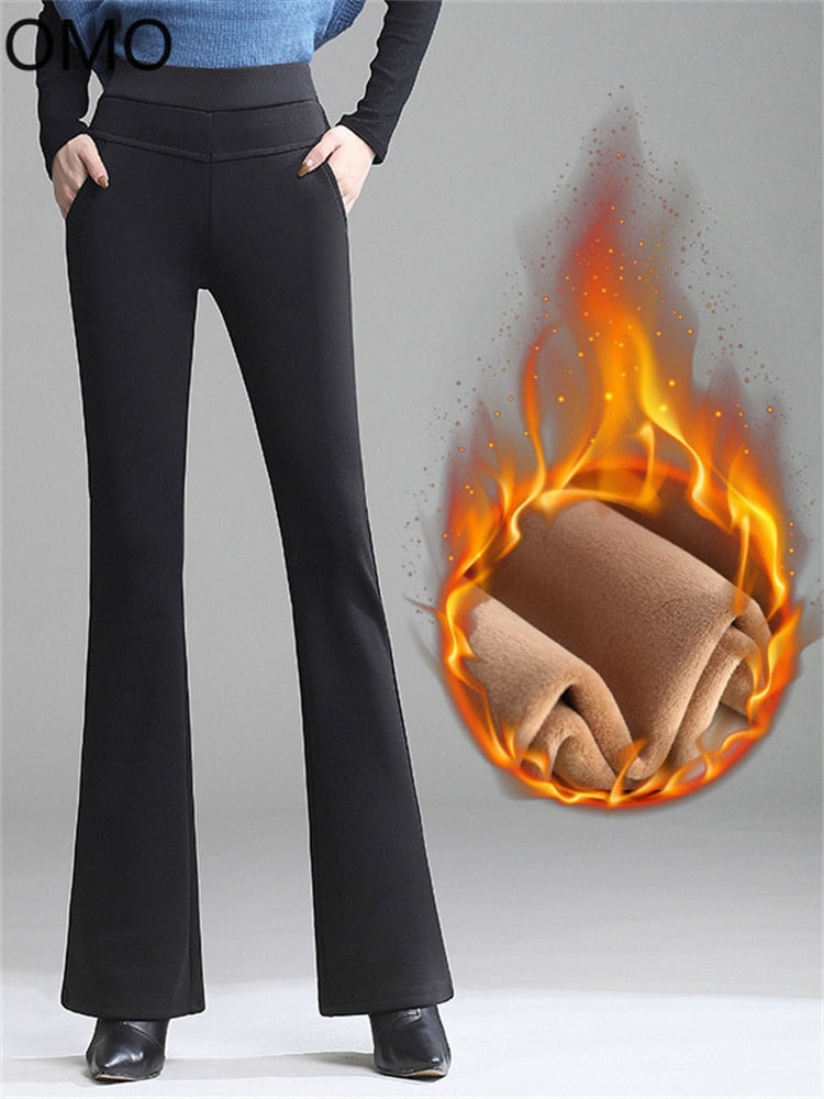 Legging évasé intérieur polaire