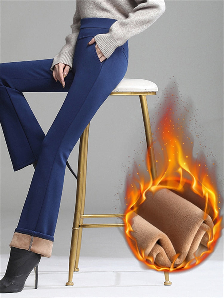 Legging évasé intérieur polaire