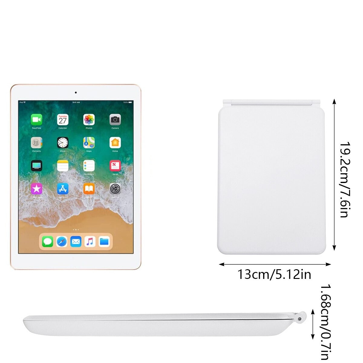 Miroir LED de voyage
