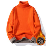 Pull col roulé polaire pour homme