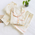 Ensemble 3PCS pyjama d'été vintage