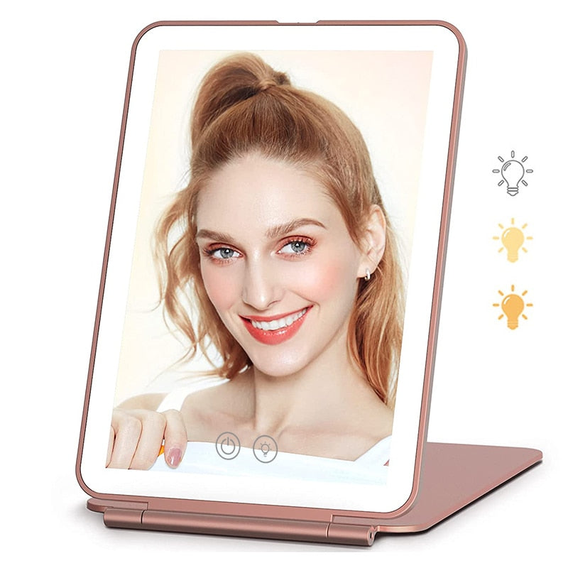Miroir LED de voyage