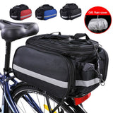 Sacoche de rangement pliable pour siège arrière de vélo
