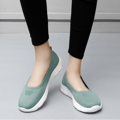 Ballerines sportives en maille respirante